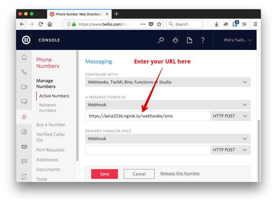 How to receive and respond to text messages in Ruby with Hanami and Twilio