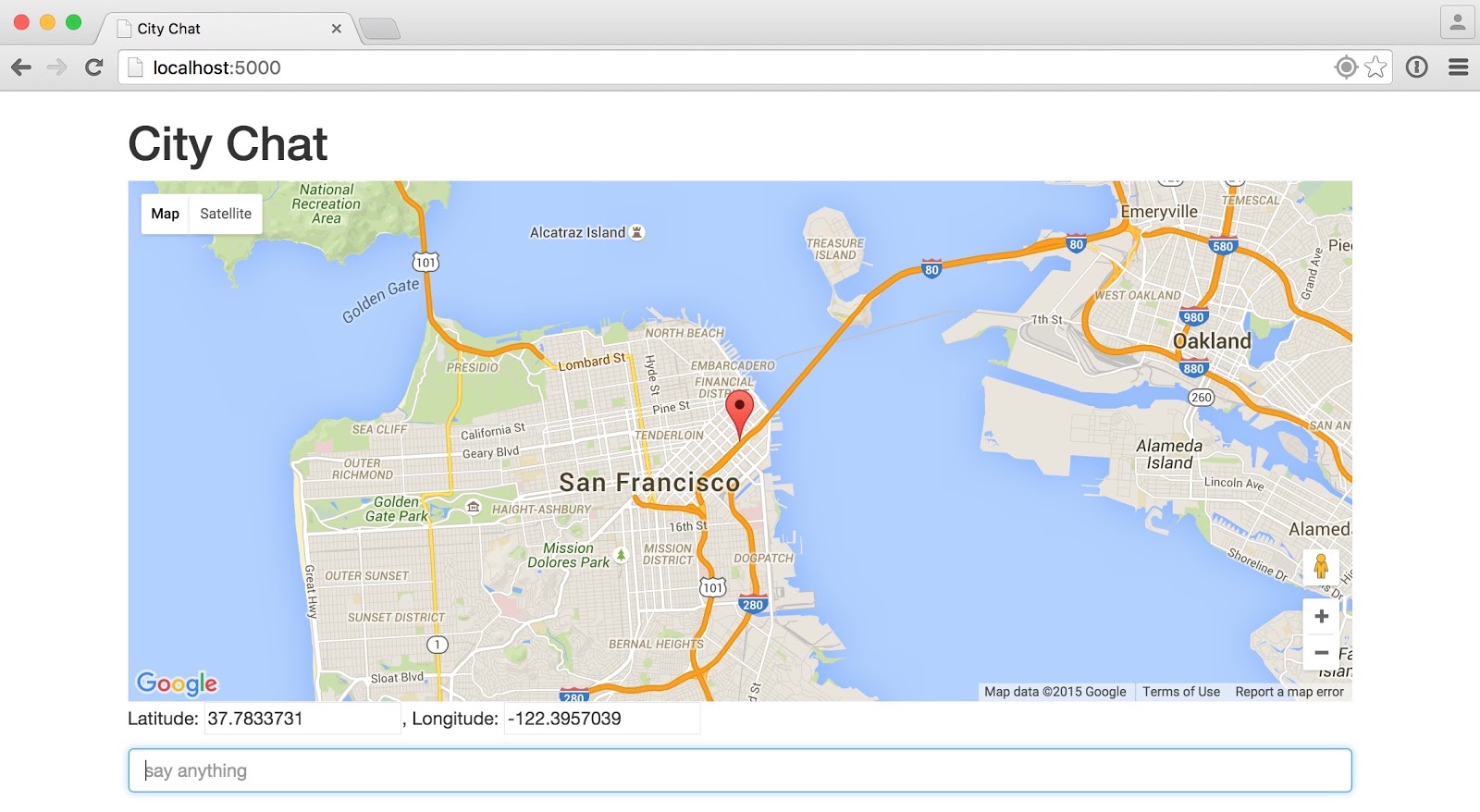 City Chat with Python, Django and Twilio Programmable Chat