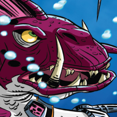 Xever Montes as Fishface (TMNT Animated 2012) - IDW Publishing