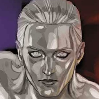 Shalla-Bal as Silver Surfer (Earth-828) - Marvel Comics
