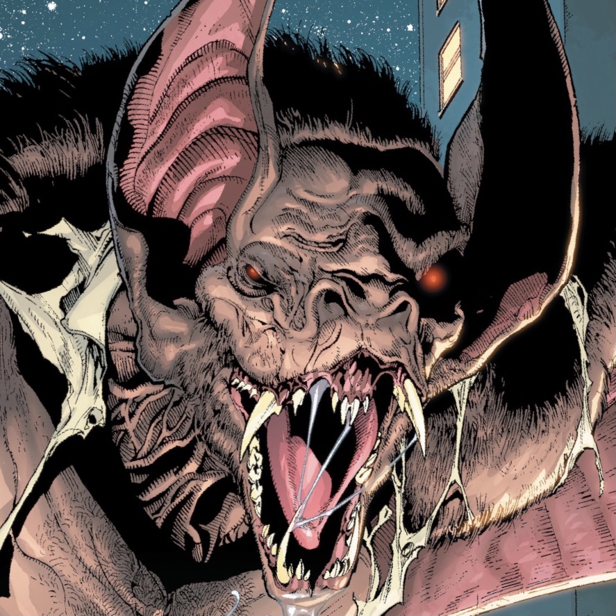 Abraham Langstrom as Man-Bat (Earth-0) - DC Comics, image size:887x887