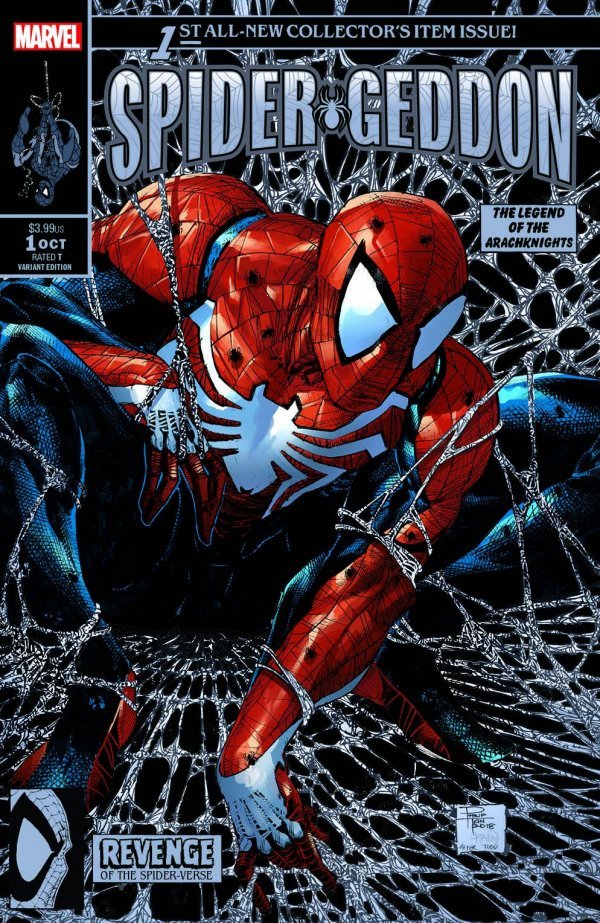 Spider-Geddon #1 - Clayton Crain Trade Dress Variant main image 0