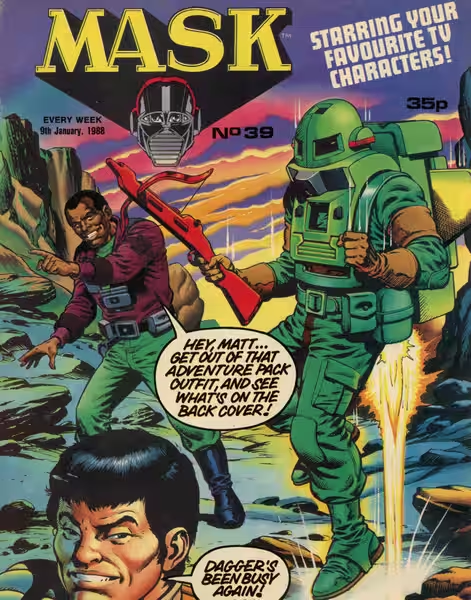 Lot De 20 Magazines M.A.S.K. & Eagle – BD Vintage Fleetway (occasion)