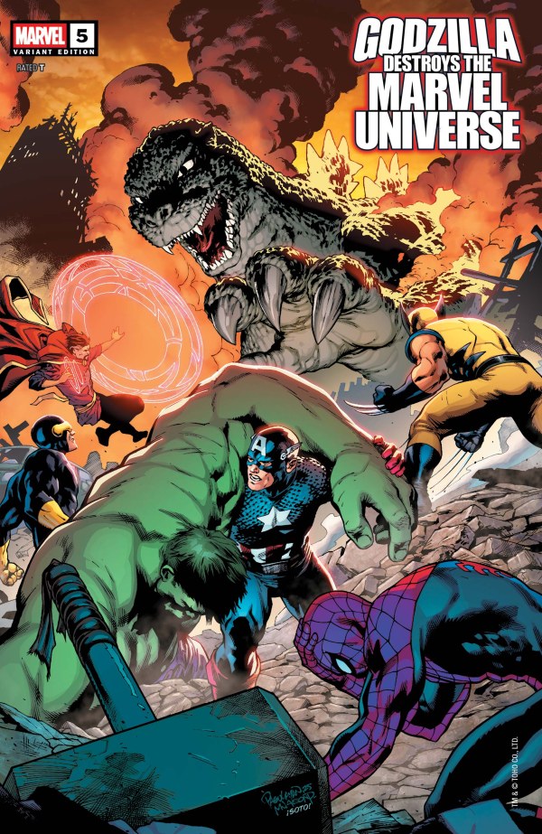 Godzilla Destroys the Marvel Universe #5