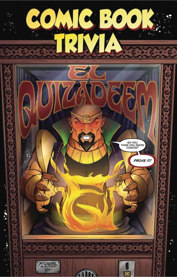 Comic Log Comic Book Trivia #1 Preview