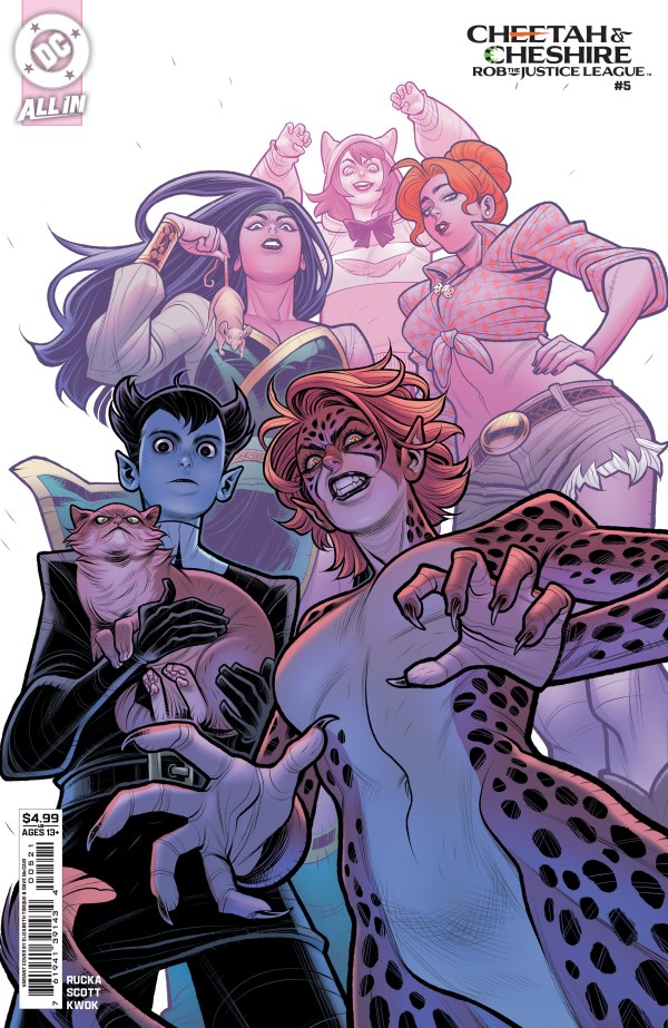 Cheetah and Cheshire Rob the Justice League #5