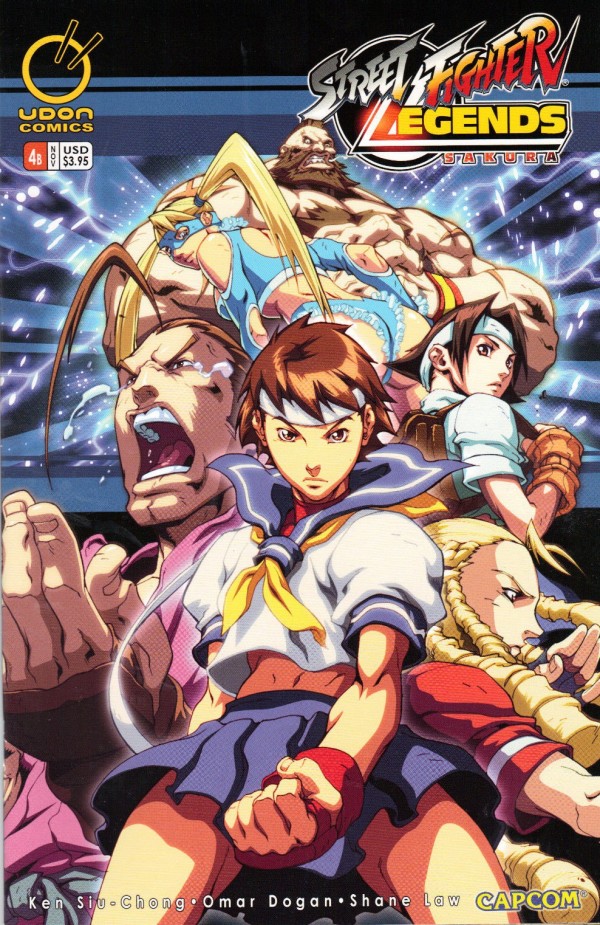 ストリートファイター LEGENDS さくら 全4巻 （アメコミ カプコン 漫画