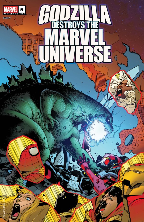 Godzilla Destroys the Marvel Universe #5
