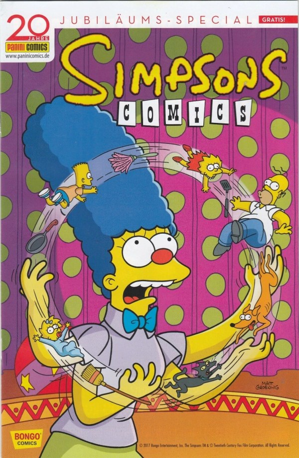 20 Jahre Panini Comics: Simpsons #1 Reviews
