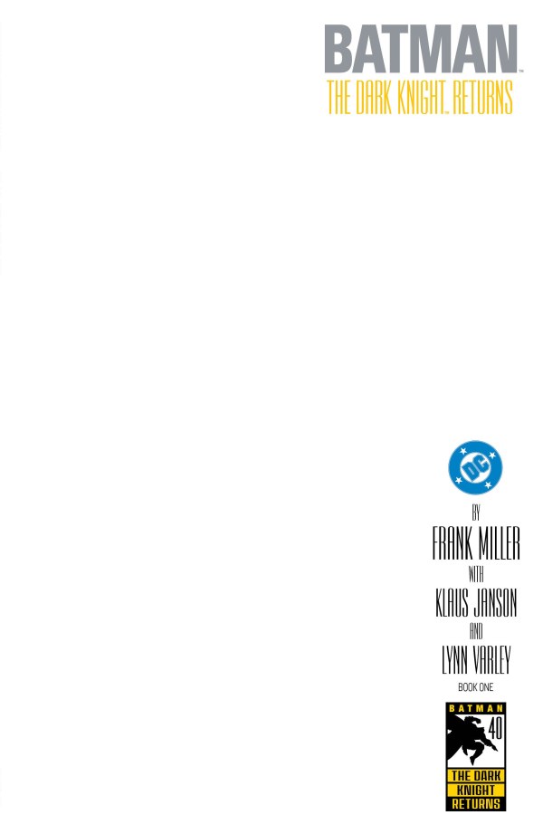 Batman: The Dark Knight Returns #1