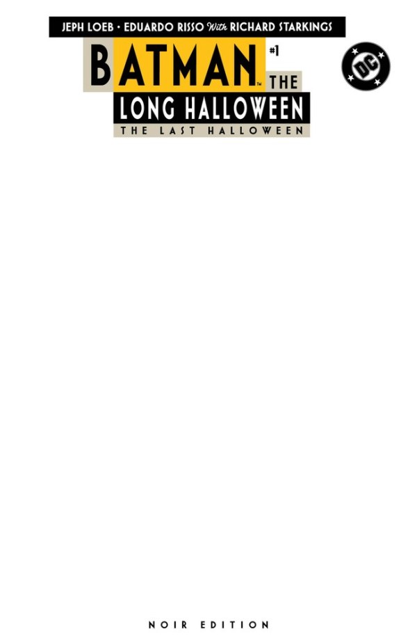 Batman: The Long Halloween – The Last Halloween: Noir Edition #1