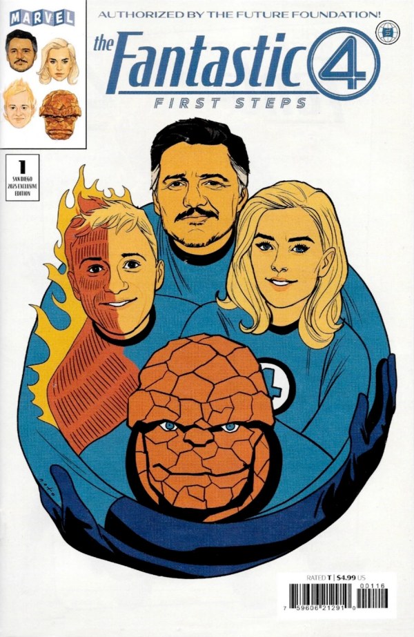 FANTASTIC FOUR FIRST STEPS #1 MARK BUCKINGHAM VARIANT (MARVEL 2025) NEW UNREAD