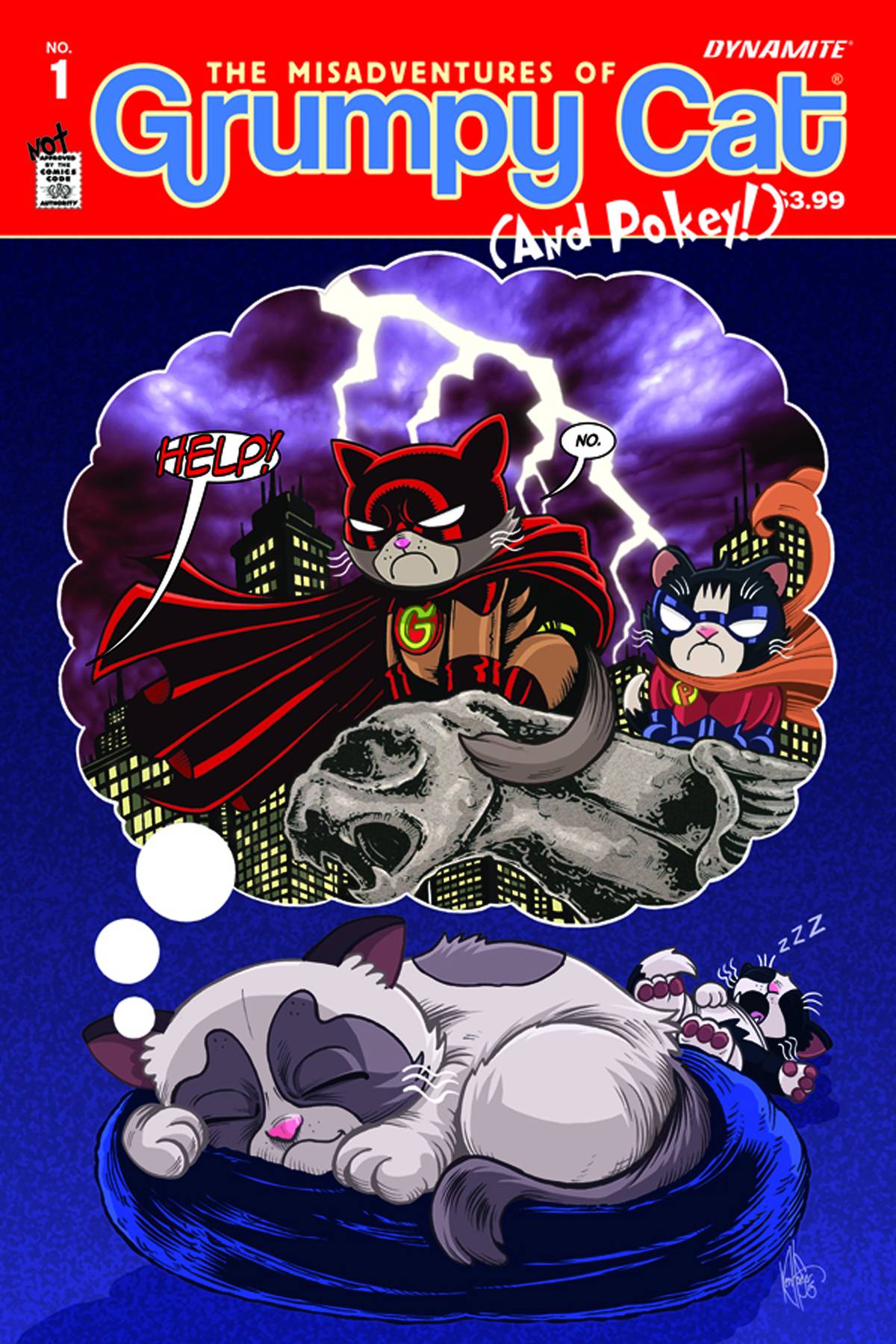 The Misadventures of Grumpy Cat (and Pokey!) #1 Reviews, image size:1200x1800