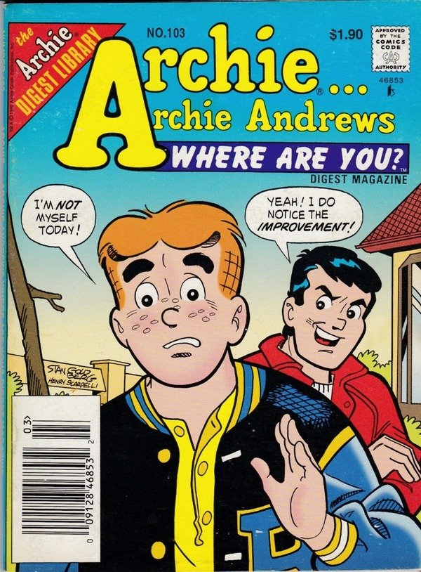 Archie... Archie Andrews Where Are You? Comics Digest Magazine #103 Reviews