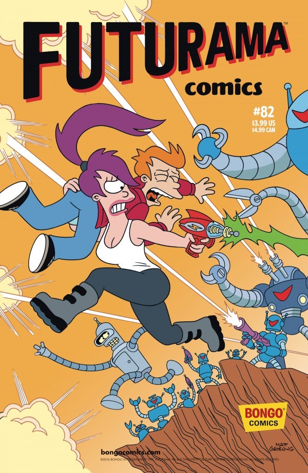 Bender Rodríguez Futurama Bongo Comics 