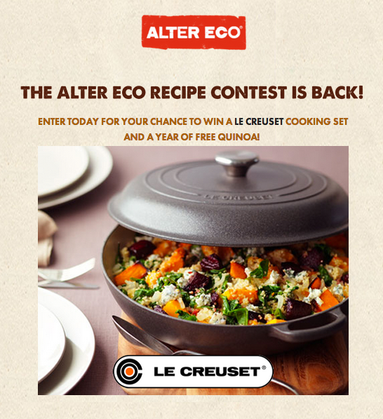 AlterEco Recipe Contest