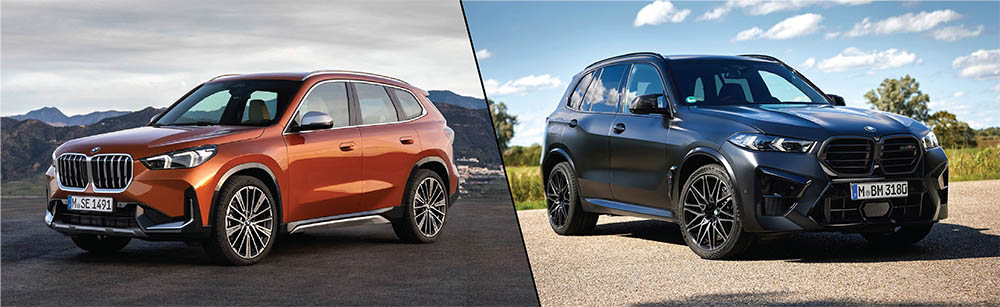 2025 BMW X1 vs 2025 BMW X5