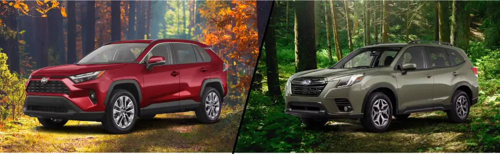 2023 Toyota RAV4 vs 2023 Subaru Forester