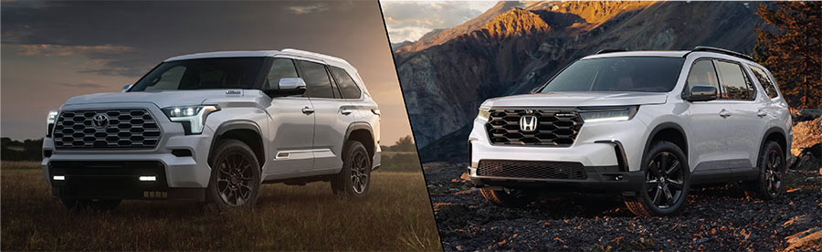 2025 Toyota Sequoia vs 2025 Honda Pilot