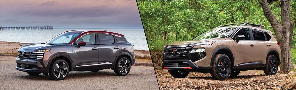 2025 Nissan Kicks vs 2025 Nissan Rogue