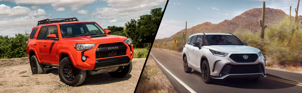2023 Toyota 4Runner vs. 2023 Toyota Highlander | Compare Specs