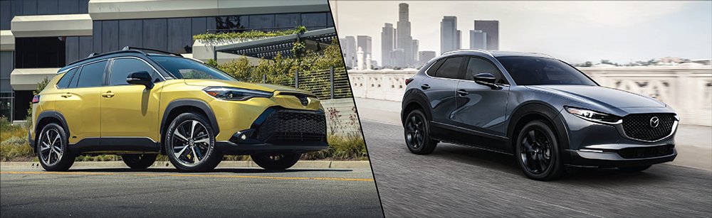 2024 Toyota Corolla Cross vs. Mazda CX-30 | Crossover Comparison