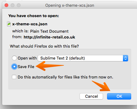 save file