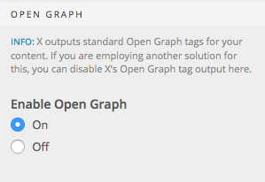 Open Graph setting