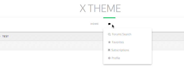 bbPress sub menu