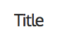Heading font weight regular