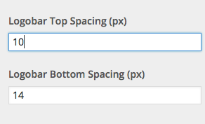 Padding, top and bottom!