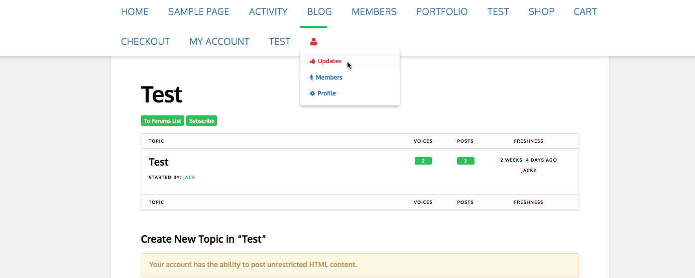 Component titles show in nav