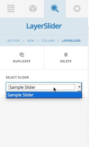 LayerSlider dropdown