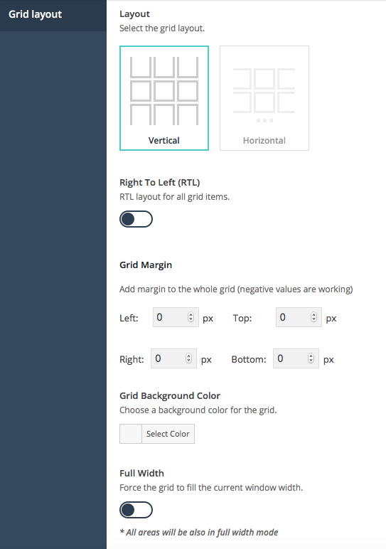 Remaining Layout Options