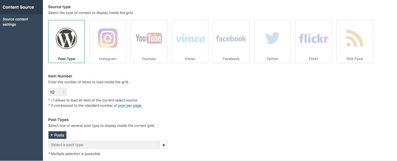 Custom Grid For Blog