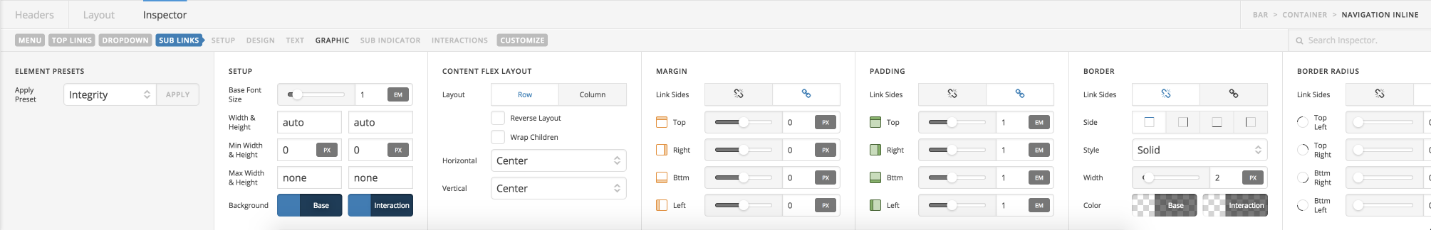 Sub Link Controls