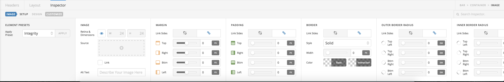 Image Element Controls