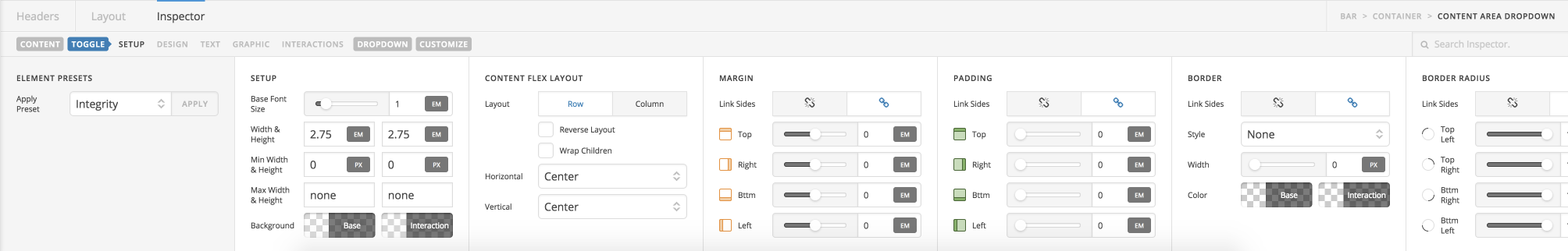 Toggle Controls Rendered