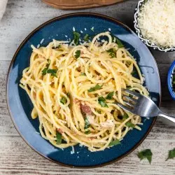 Tagliatelle carbonara