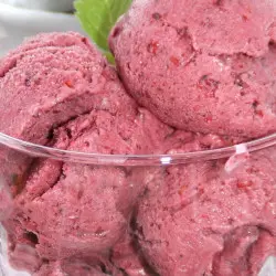 Helado casero de frambuesa kids