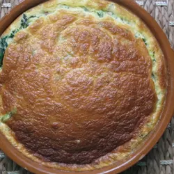 Tarta souflé de espinaca thermomix