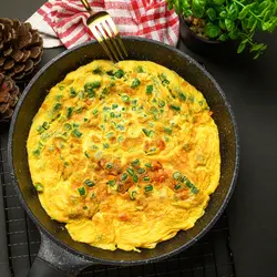 Omelet llysiau