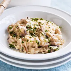 Pilz-risotto
