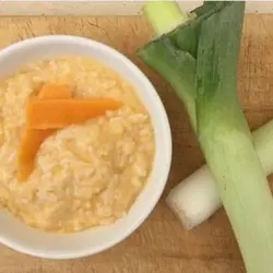 Risotto de queso cheddar thermomix