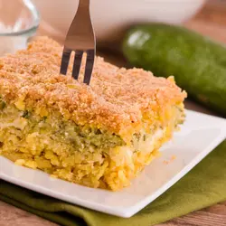 Budín de arroz con atún simple