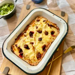 Quiche hin en droege tomaten