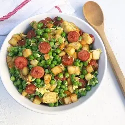 Fricasé de salchichas