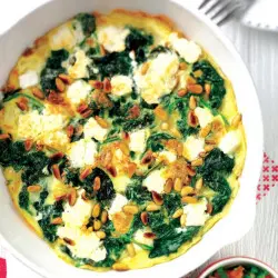 Sbigoglys fritata a chnau ffrengig