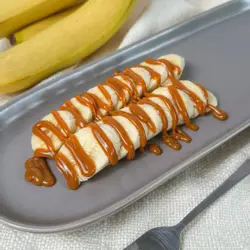 Banana gyda caramel