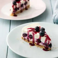 Cheese cake de arándanos con mora thermomix
